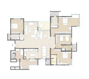 Embassy Astra 4 BHK floor plan