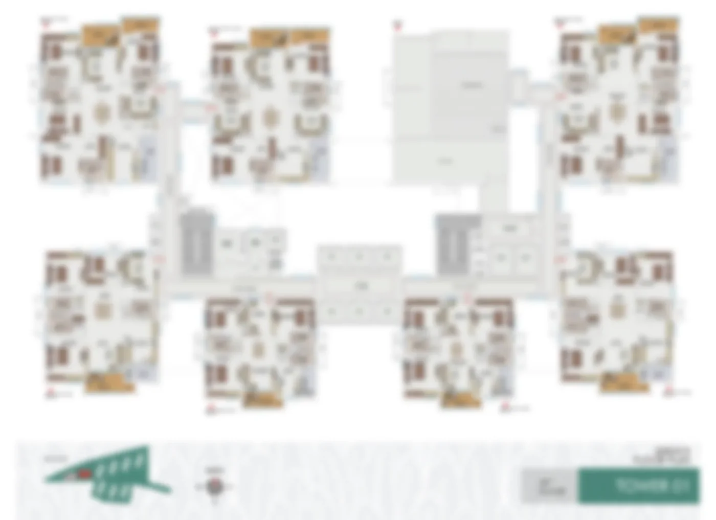 Embassy Riverine villa 4 BHK floor plan