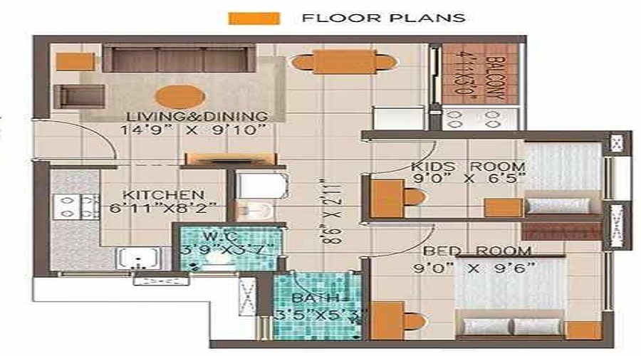 Embassy Residency floor plan1