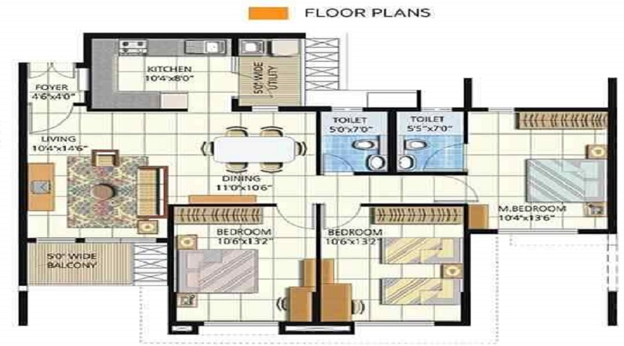 Embassy Residency floor plan1