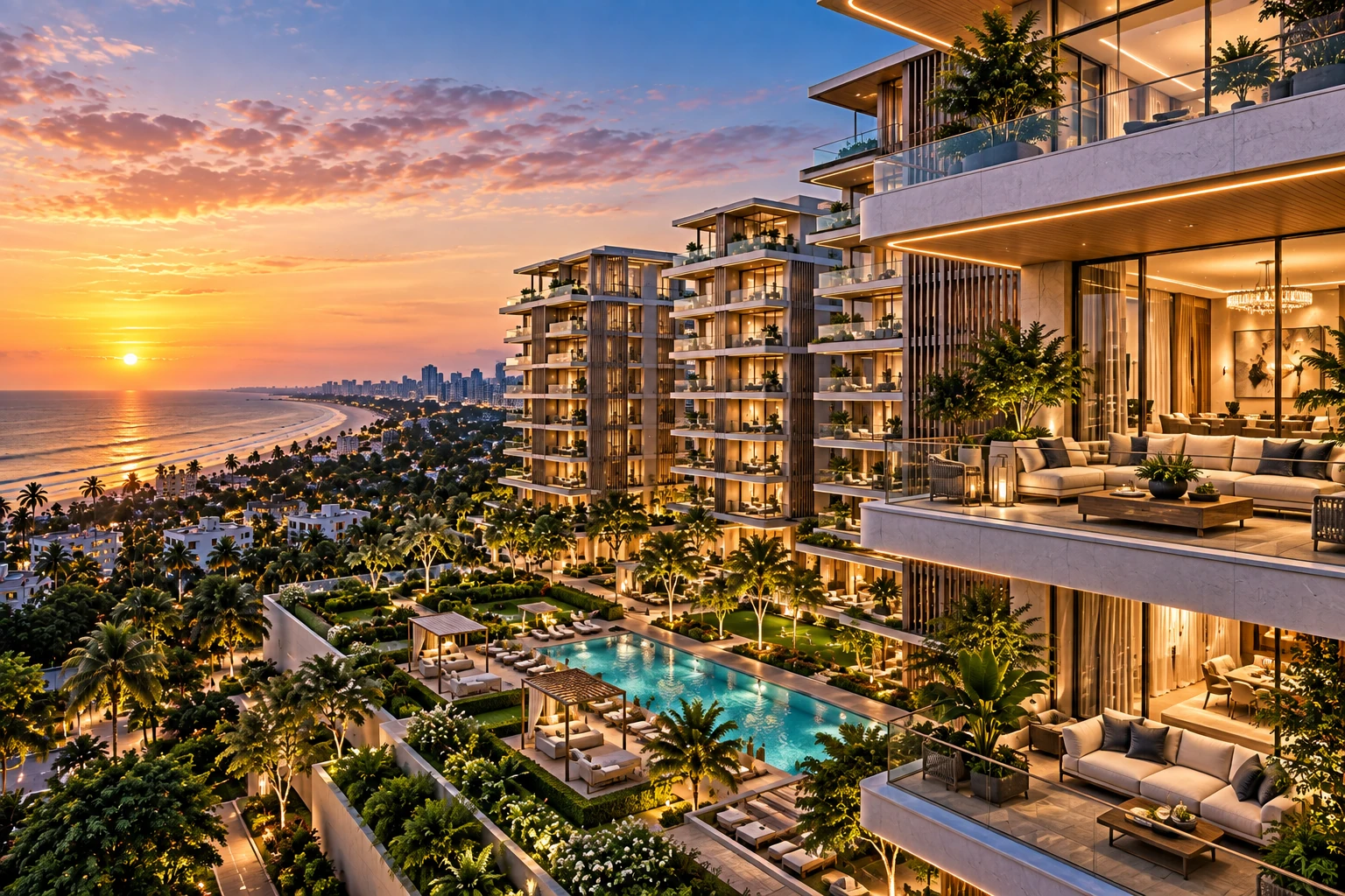 Embassy Terrazza premium apartments by Embassy Developments in Mumbai